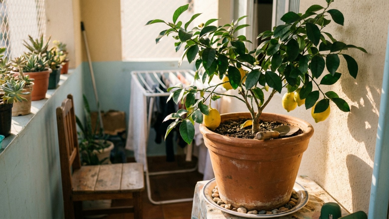Como plantar um limoeiro em vaso e colher limões mesmo vivendo em um apartamento pequeno
