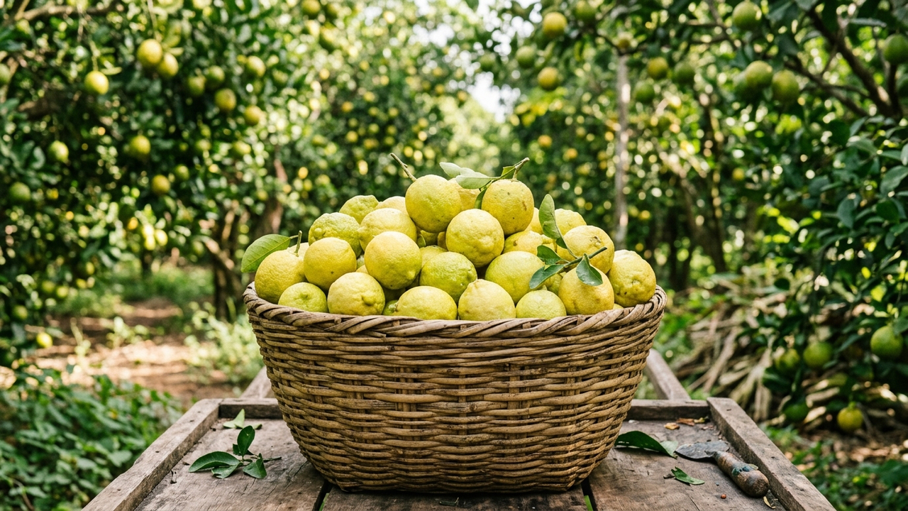 Essa fruta cítrica não tem sabor azedo: a polpa muito suculenta é doce como caldo de cana e possui apenas um toque refrescante de limão
