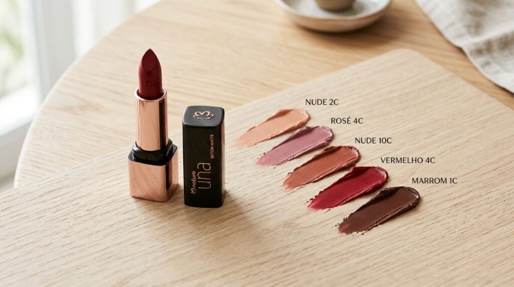 5 batons da Natura com cores elegantes que valorizam mulheres depois dos 50