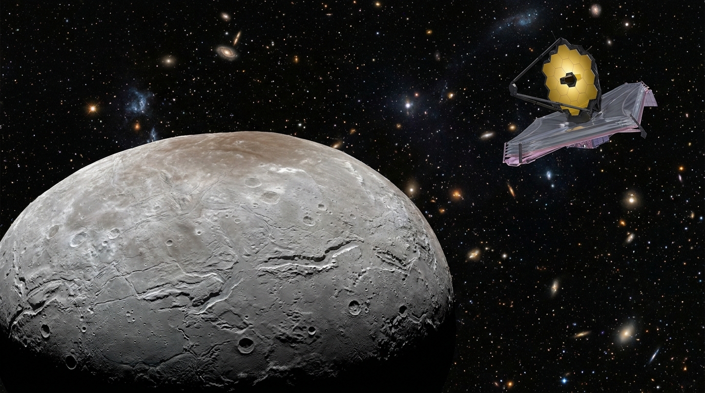 O maior telescópio espacial do mundo fez uma descoberta misteriosa na superfície de uma grande lua em nosso sistema solar