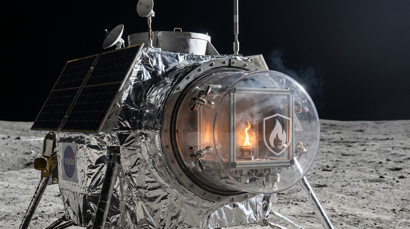 Por que a NASA quer provocar fogo na Lua e como esse teste pode ajudar a proteger astronautas
