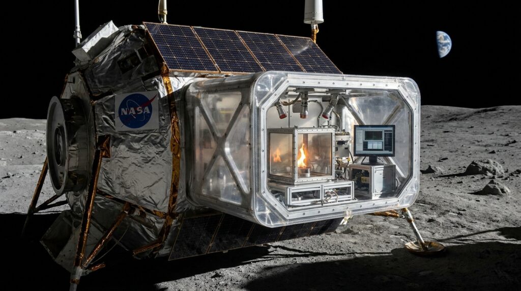 Por que a NASA quer provocar fogo na Lua e como esse teste pode ajudar a proteger astronautas