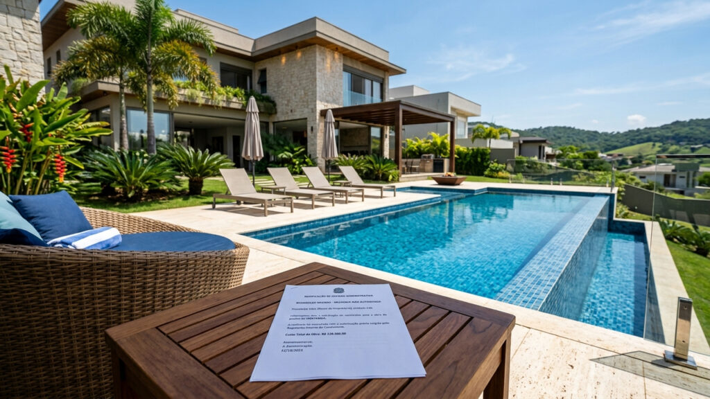Inquilino gasta R$ 40 mil para fazer piscina em casa alugada por conta própria e proprietário recusa reembolso com base na lei