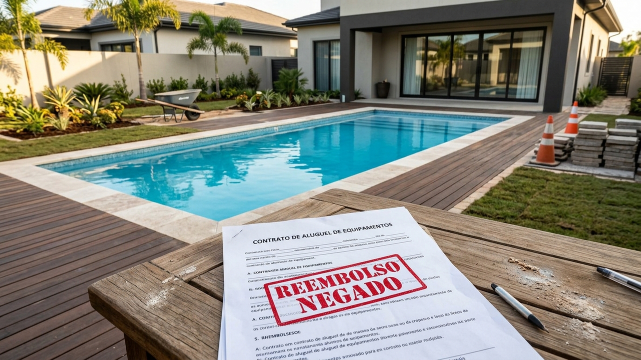 Inquilino gasta R$ 40 mil para fazer piscina em casa alugada por conta própria e proprietário recusa reembolso com base na lei