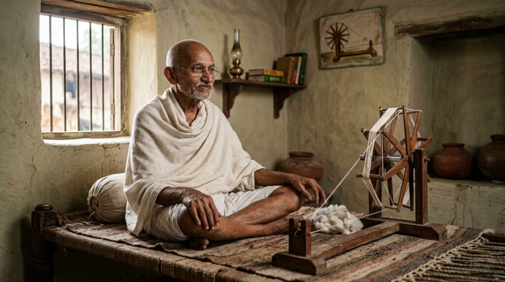 Mahatma Gandhi, pensador hindu, sobre a felicidade: "Ela não consiste em ter uma vida perfeita, mas em viver com a consciência limpa."