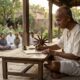 Reflexão de Mahatma Gandhi sobre a felicidade: "A felicidade é alcançada quando o que se pensa, diz e faz está em harmonia."