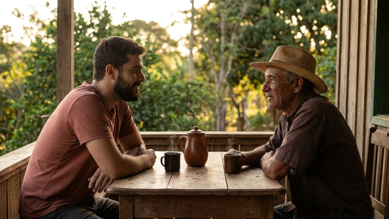 Provérbio chinês do dia: “Uma única conversa com um homem sábio vale mais que um mês inteiro de estudo com livros.” Uma reflexão sobre aprender com quem já viveu mais