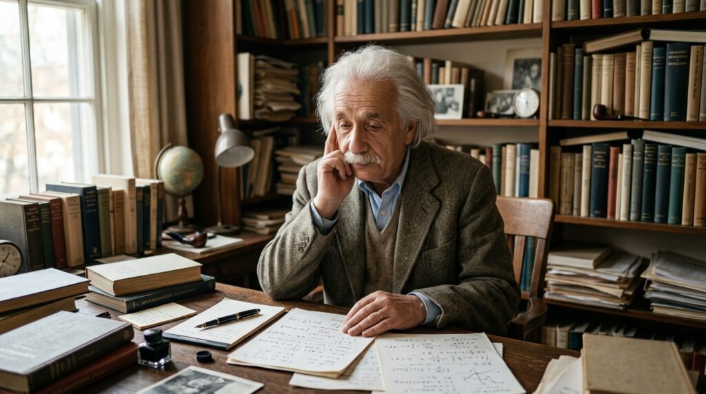 Albert Einstein, sobre como alcançar o sucesso na vida: "Não tente se tornar um homem de sucesso, tente se tornar um homem de valor."