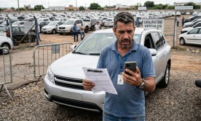 Ele comprou um carro em leilão e descobriu R$ 12 mil em multas