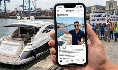 Empresa fecha para não pagar rescisões de funcionários, mas dono ostenta lancha no Instagram e Justiça penhora os bens pessoais do empresário