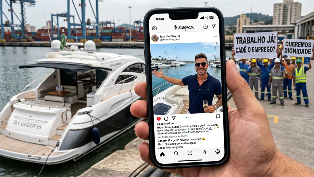 Empresa fecha para não pagar rescisões de funcionários, mas dono ostenta lancha no Instagram e Justiça penhora os bens pessoais do empresário