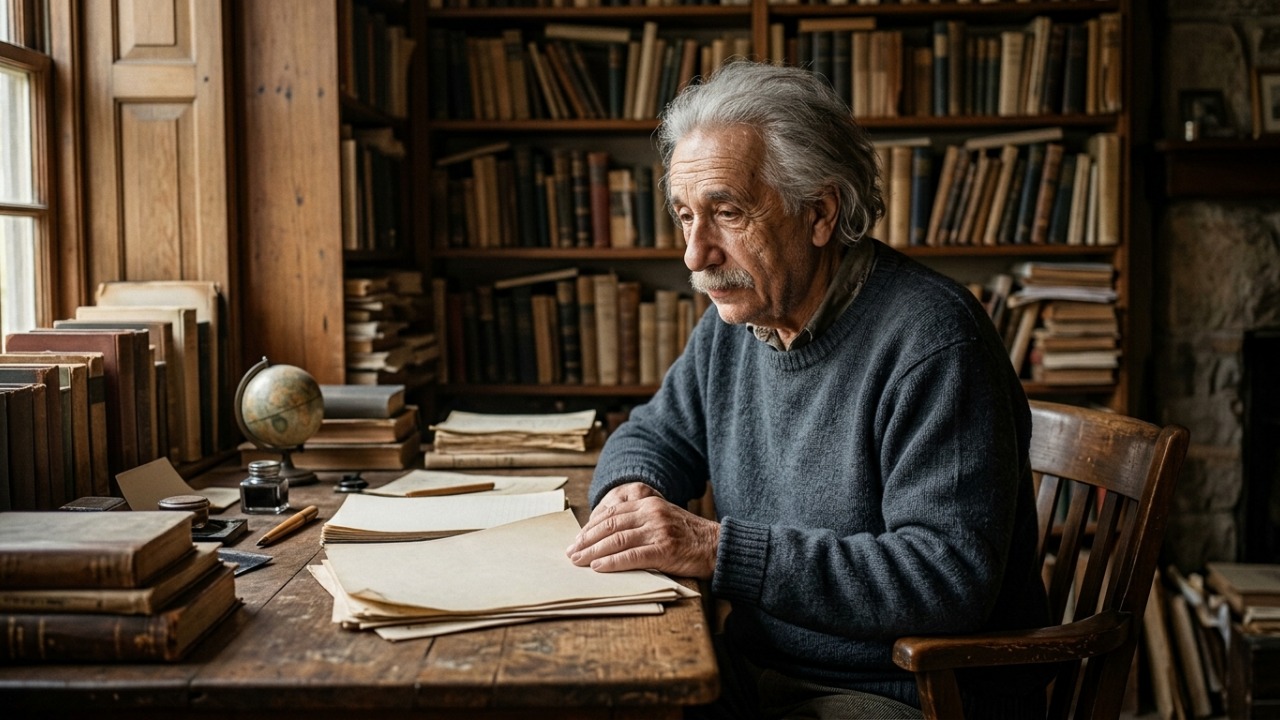Frase de Albert Einstein sobre a solidão: “Seja solitário, isso lhe dará tempo para refletir e buscar a verdade.” Uma lição sobre silêncio e autoconhecimento