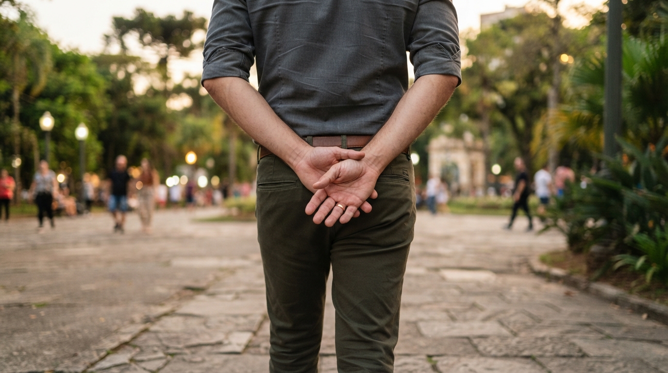 Segundo a psicologia, pessoas que caminham com as mãos atrás das costas não fazem isso apenas por conforto, mas sim para reflexão e tranquilidade