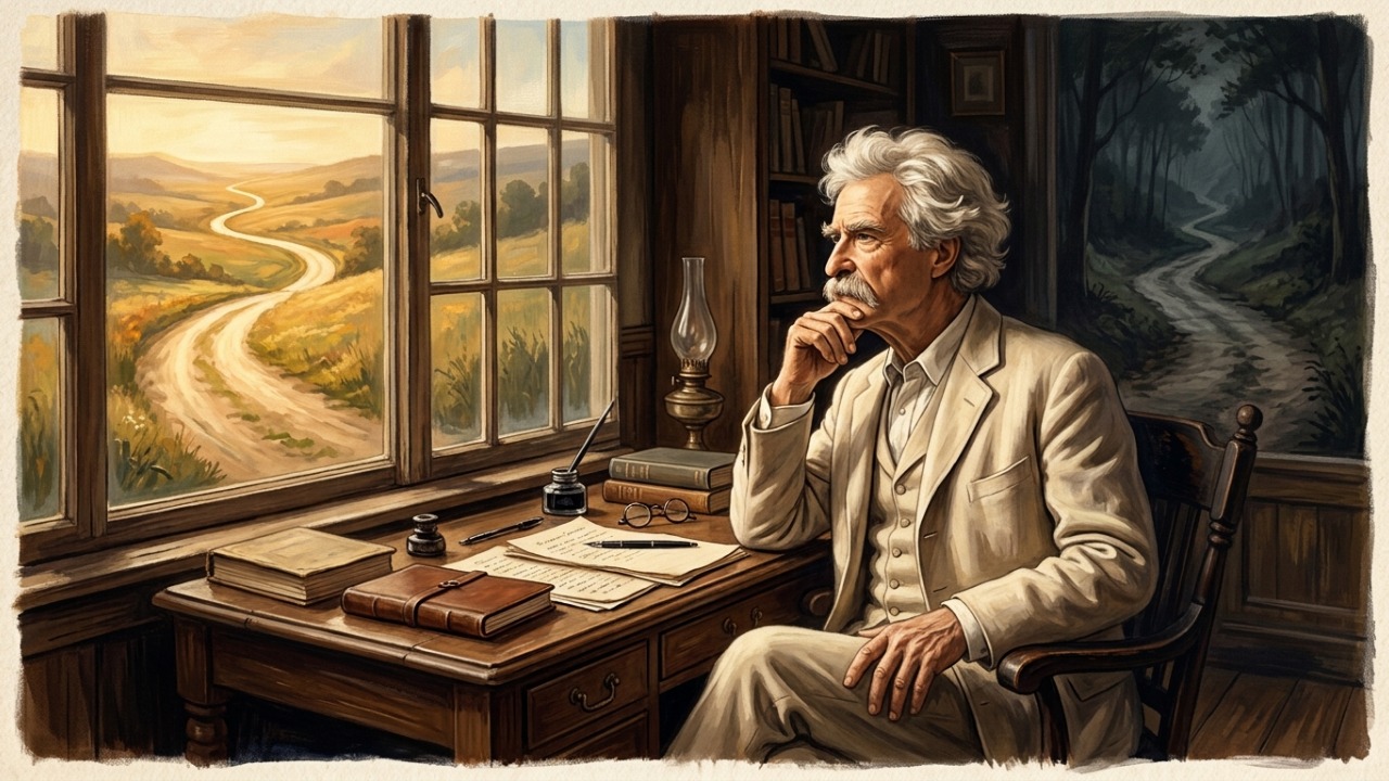 Frase do dia de Mark Twain: “Daqui a 20 anos você estará mais decepcionado com o que não fez.” A reflexão sobre coragem, escolhas e arrependimento