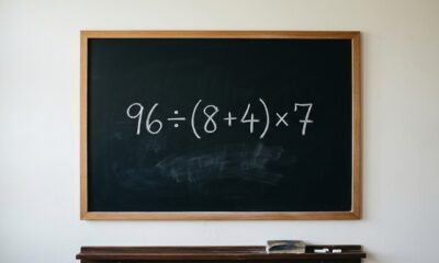 Quanto é 96 ÷ (8 + 4) × 7? Resolva em 37 segundos e sem calculadora