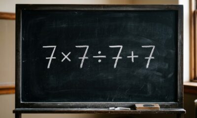 Parece uma conta simples, mas muita gente se confunde: quanto é 7 × 7 ÷ 7 + 7?