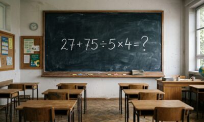 Resolva 27 + 75 ÷ 5 × 4 e prove que sua memória matemática está afiada