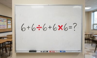 Você consegue resolver 6 + 6 ÷ 6 + 6 × 6 sem usar calculadora?