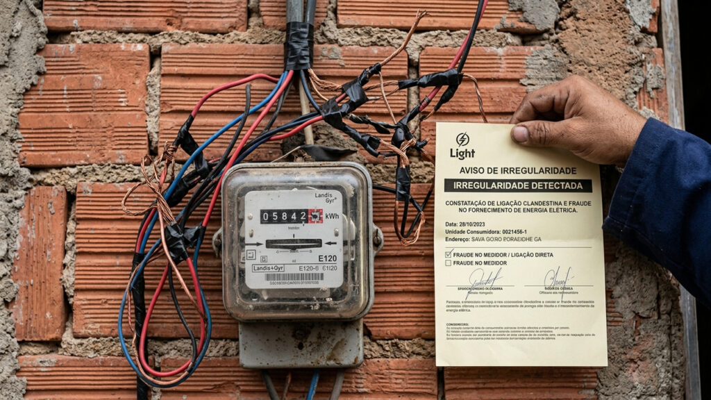 Inquilino aluga casa, descobre furto de energia do antigo morador e companhia elétrica cobra multa de R$ 10 mil indevidamente do novo morador