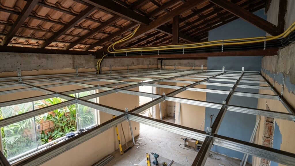 Como instalar forro de PVC do jeito certo e evitar erros que comprometem o acabamento
