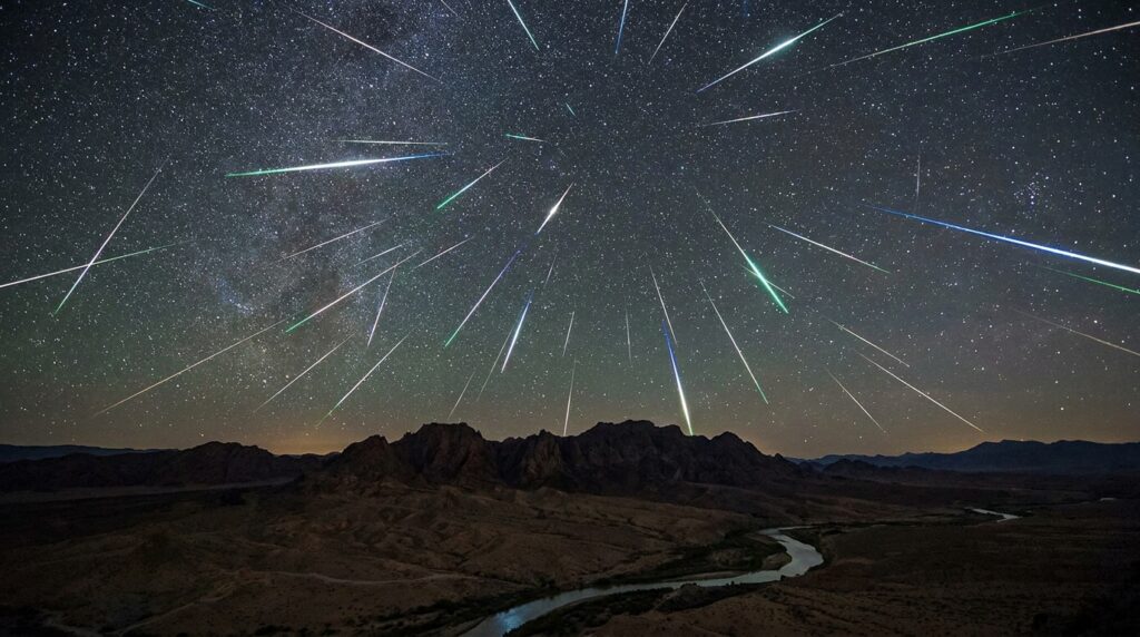 Chuva de meteoros registrada desde 1870 volta a cruzar o céu com até 25 rastros luminosos por hora