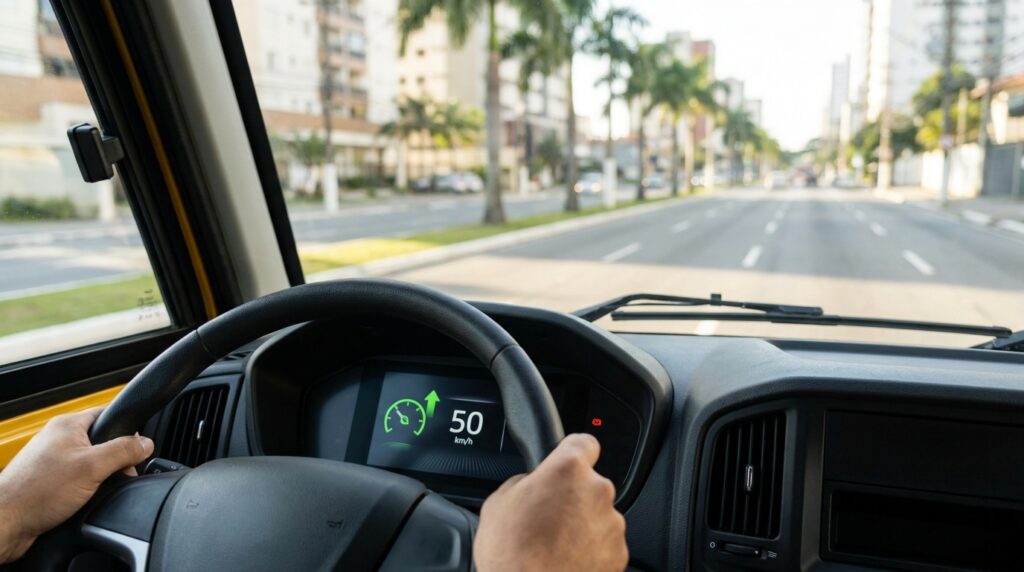 Limitador inteligente de velocidade passa a ser obrigatório em novos micro ônibus escolares e muda regras para municípios