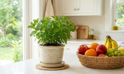 Cultivar um vaso de hortelã na bancada da cozinha: como o cheiro natural dessa simples muda impede que formigas cheguem perto das frutas