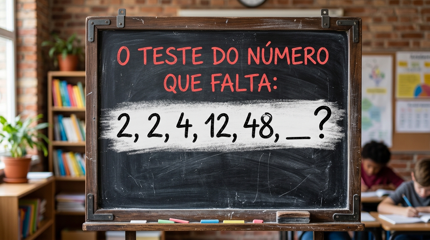 Teste de raciocínio: 2, 2, 4, 12, 48, _ : o desafio que testa sua capacidade de identificar um multiplicador que cresce a cada passo