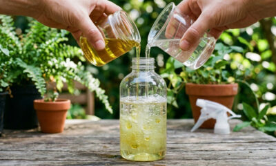 Mistura de detergente neutro com óleo vegetal: para que serve a calda simples de borrifar que sufoca e elimina pulgões e pragas das plantas