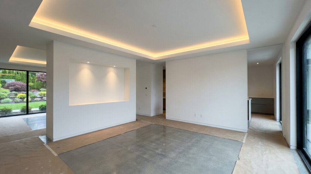 O acabamento que está substituindo o gesso em projetos modernos e deixando os ambientes mais práticos