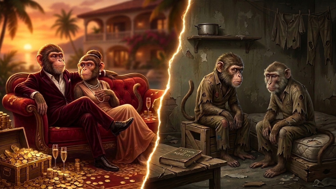 Provérbio africano sobre casamento: “Quando você se casa com um macaco por sua riqueza, o dinheiro vai embora, mas o macaco permanece.” Uma reflexão sobre o que realmente sustenta uma união