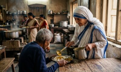 Lição de vida: A citação do dia de Madre Teresa, "Se você não pode alimentar cem pessoas, alimente pelo menos uma", um ensinamento atemporal, poderoso e inspirador de que um ato de bondade pode mudar o mundo