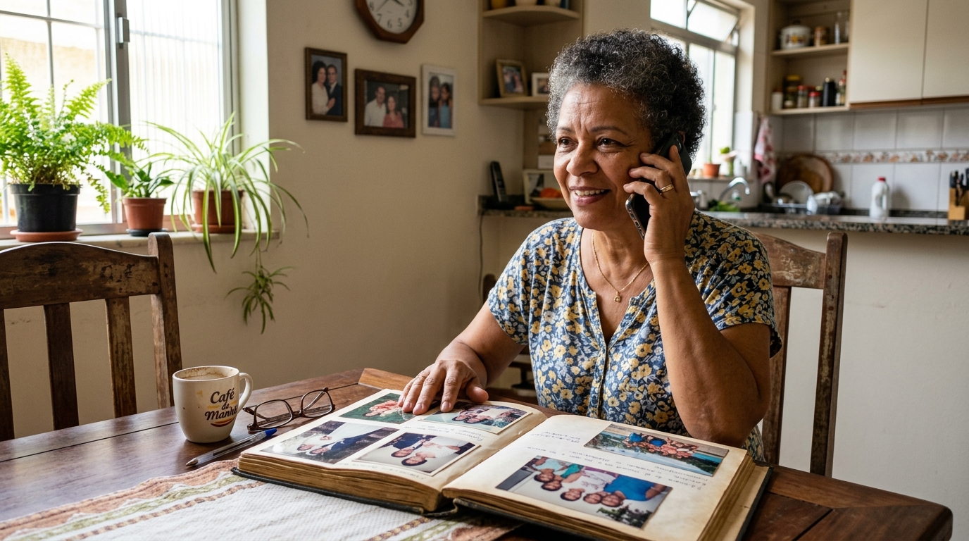 A psicologia revela que mães que hoje têm 60 anos e ainda ligam todo dia para os filhos adultos não estão controlando, mas tentando corrigir em 10 minutos de telefone os 20 anos em que acharam que não foram boas o suficiente
