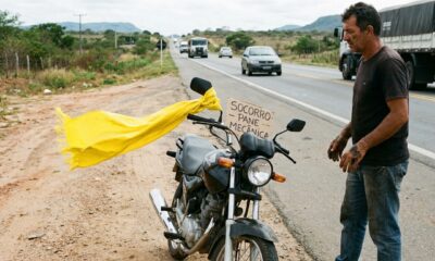 Lenço amarelo na moto: o significado pouco conhecido que pode fazer diferença em uma emergência