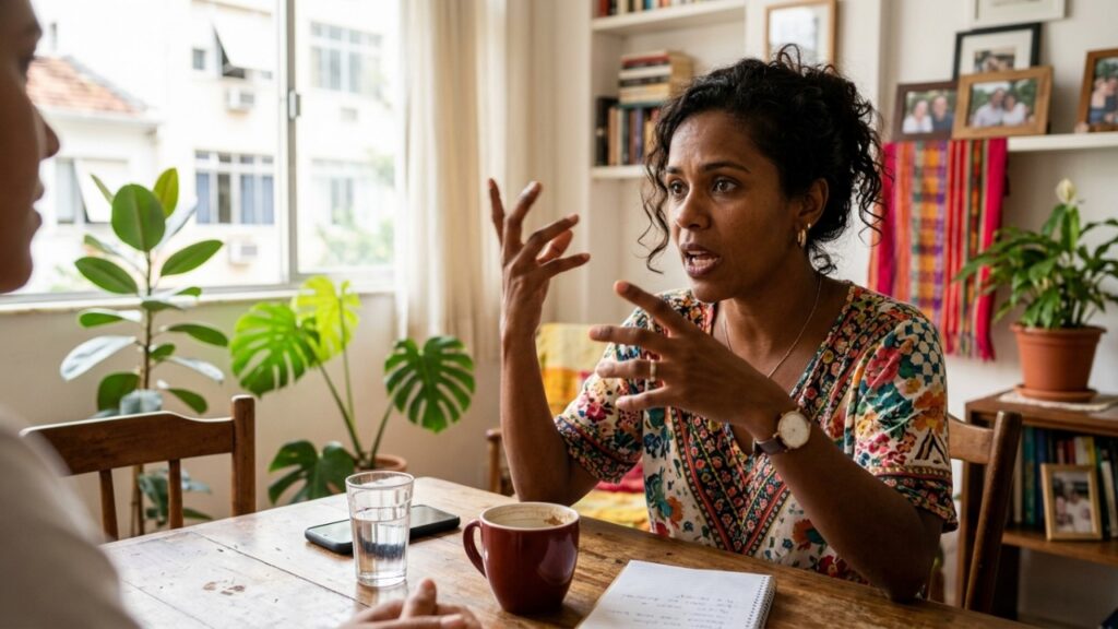 A psicologia indica que quem gesticula enquanto explica algo pode estar transformando pensamentos confusos em ideias mais claras