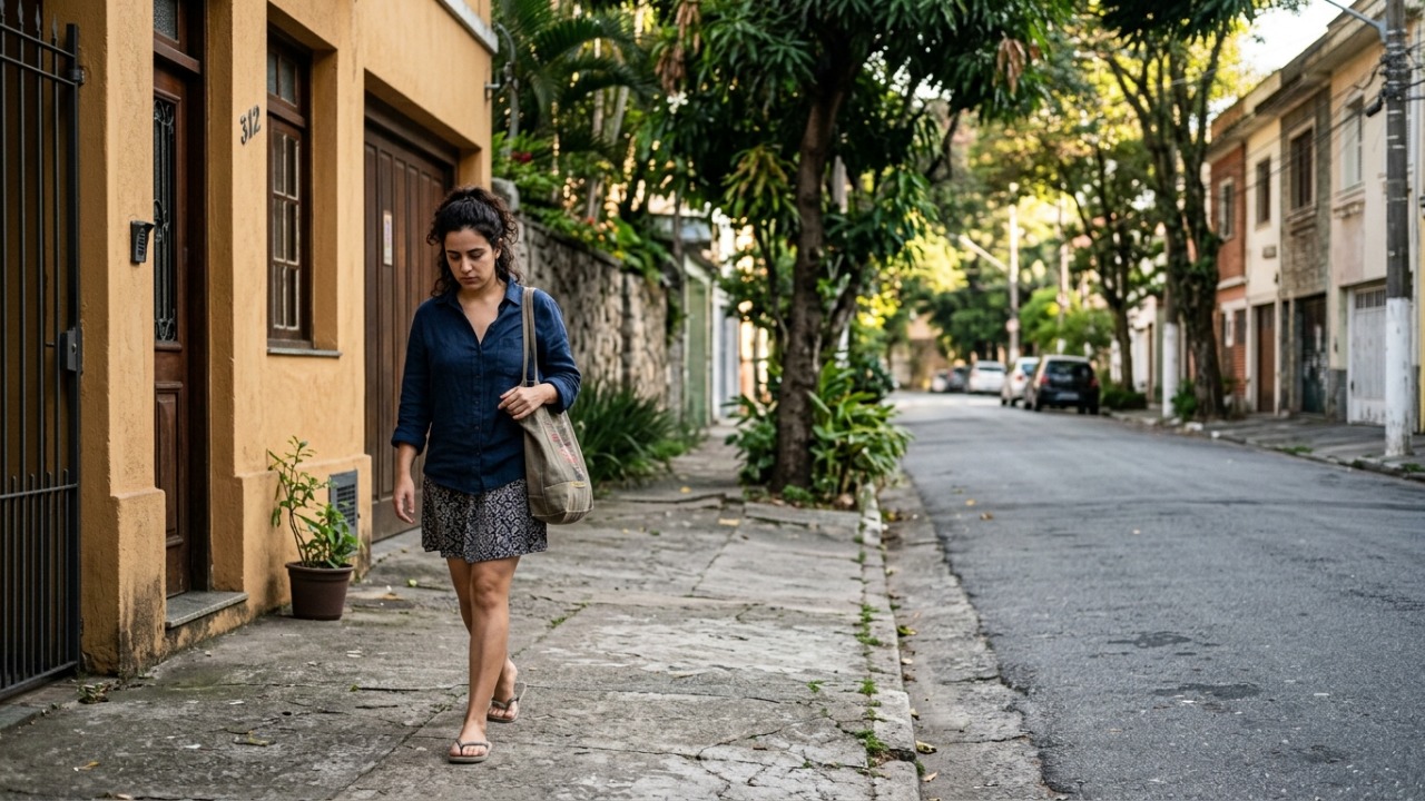 A psicologia sugere que caminhar olhando para o chão não é só hábito, mas pode indicar introspecção e cansaço mental