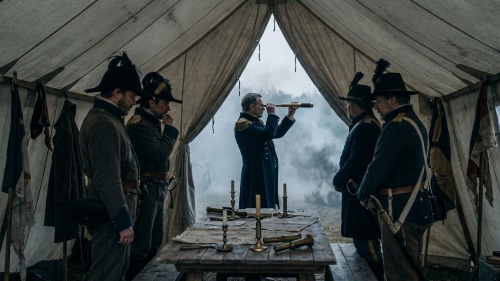 Frase de Napoleão Bonaparte, primeiro imperador francês: "Nunca interrompa seu inimigo quando ele estiver cometendo um erro." Uma reflexão sobre silêncio e estratégia