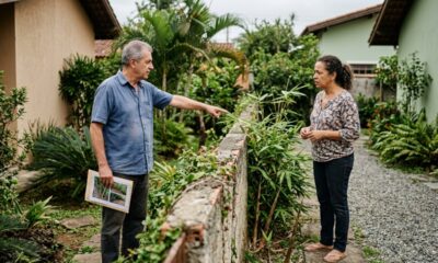 Vizinha planta bambu perto do muro, raízes avançam para o terreno ao lado e, 5 anos depois, o jardim vira uma disputa entre os proprietários
