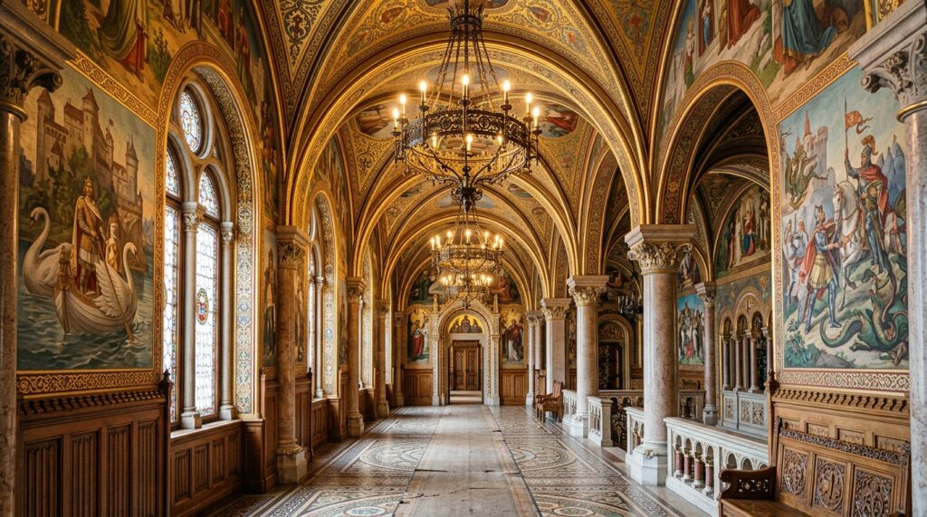 Construído ao longo de quase 200 anos, o Castelo de Neuschwanstein encanta pela arquitetura e virou um dos cartões-postais mais famosos da Alemanha