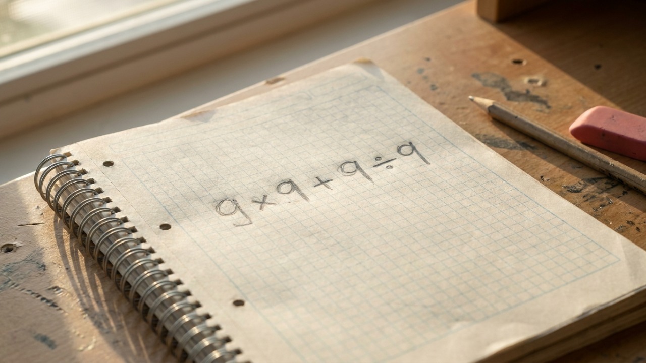 Somente quem presta atenção aos detalhes consegue resolver 9 x 9 + 9 ÷ 9 de primeira