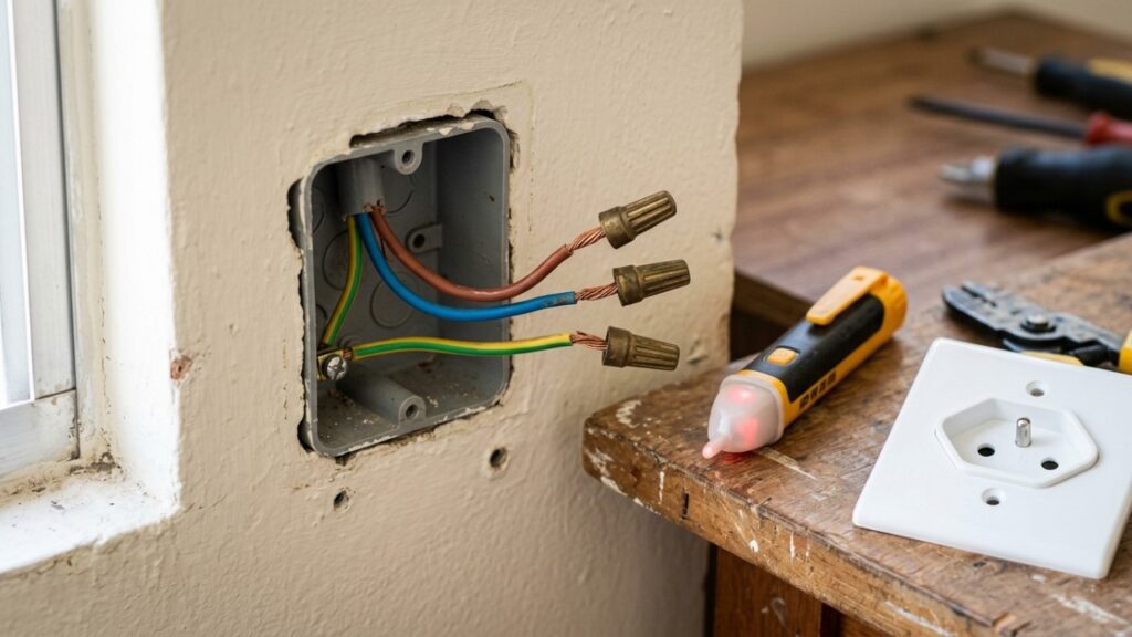 Como instalar uma tomada do padrão novo no lugar da antiga sem danificar a fiação