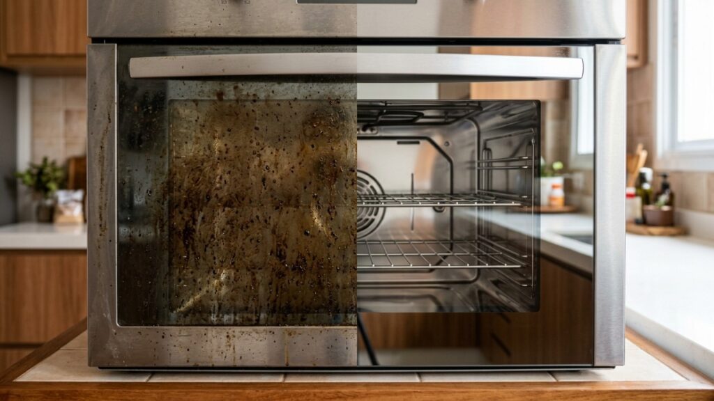 Nem vinagre nem bicarbonato: o produto popular que pode ajudar a limpar o vidro do forno sem esforço