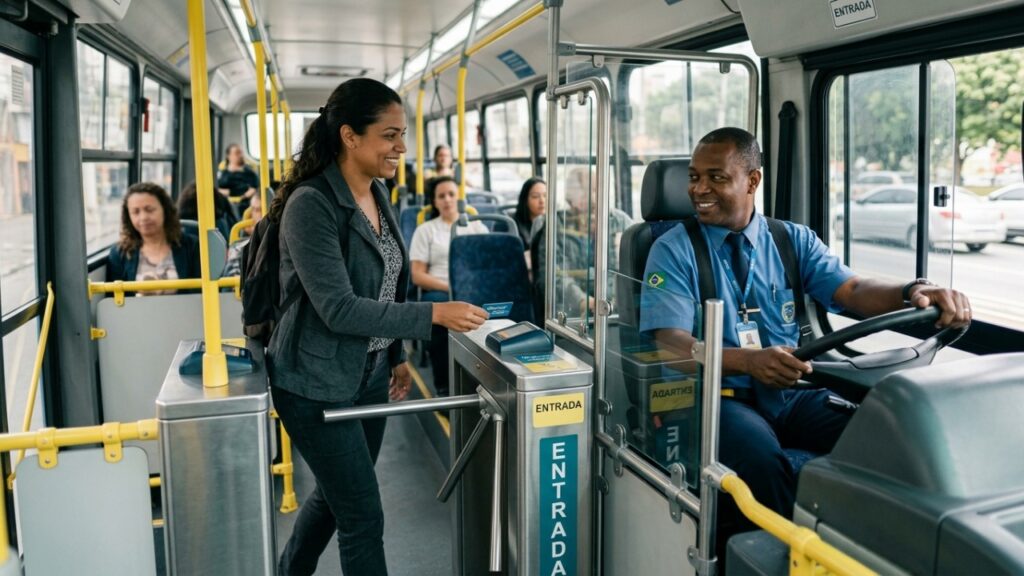 A psicologia aponta que cumprimentar o motorista do ônibus não é apenas educação, mas pode revelar habilidades sociais importantes