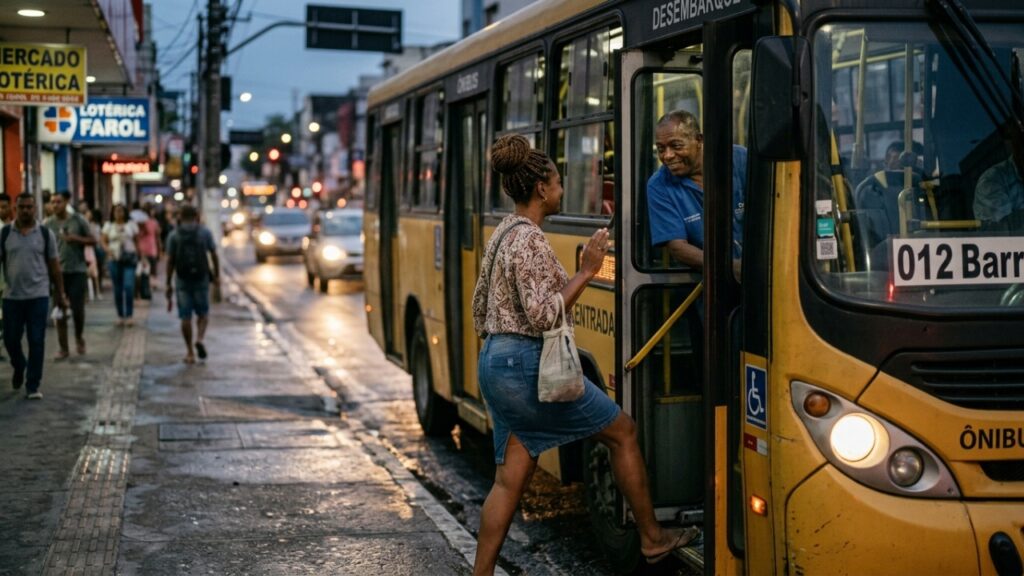 A psicologia aponta que cumprimentar o motorista do ônibus não é apenas educação, mas pode revelar habilidades sociais importantes