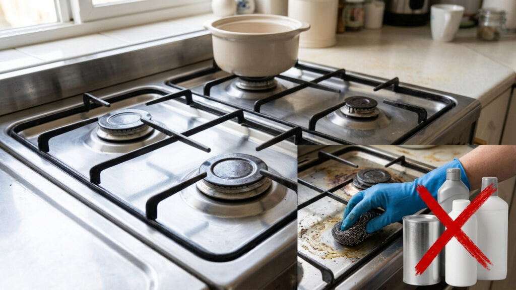 Sem esfregar com força, nem produtos caros: a melhor forma de limpar as bocas do fogão usando apenas detergente e água oxigenada de volume 40