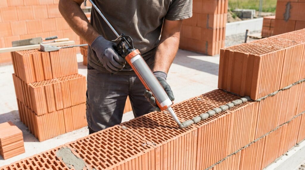 Aplicação de argamassa polimérica: para que serve e por que está ganhando espaço nas construções