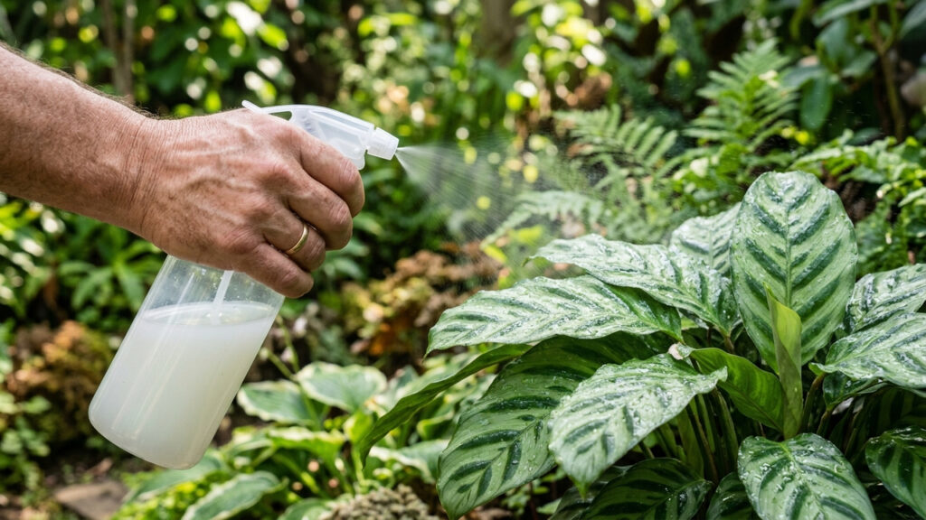 Borrifou leite diluído em água nas folhas por 5 dias seguidos: veja a transformação que aconteceu