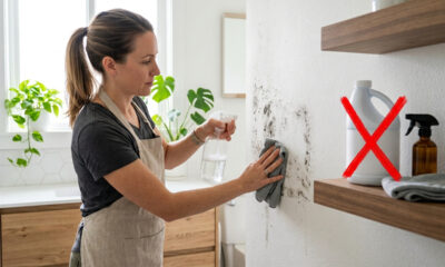 Sem água sanitária, nem tinta antimofo: a melhor forma de derreter o fungo e limpar as paredes da casa com uma mistura de dois ingredientes baratos