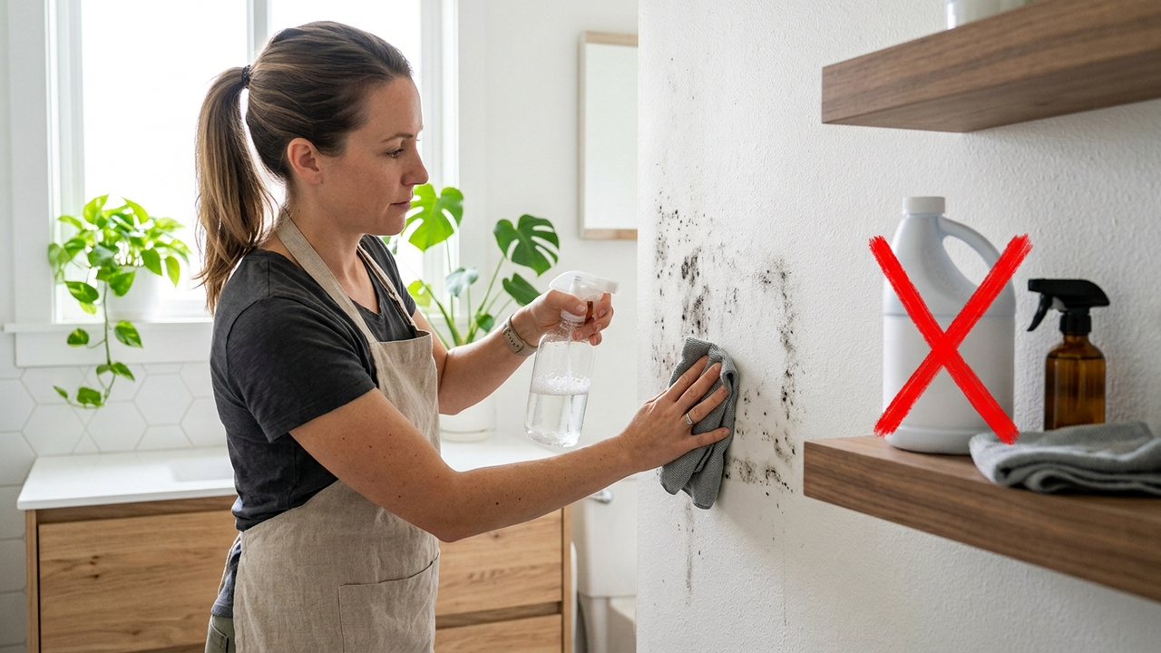 Sem água sanitária, nem tinta antimofo: a melhor forma de derreter o fungo e limpar as paredes da casa com uma mistura de dois ingredientes baratos