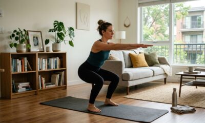 Treino silencioso de 8 minutos para fazer no apartamento sem incomodar os vizinhos e fortalecer o corpo inteiro